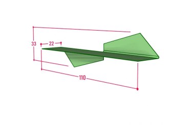 FLUZION Metall Wall shelf module